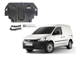 Stahlmotorabdeckung und Getriebeschutz für Volkswagen  Caddy IV passt für alle Motoren (w/o heating system) 2015-