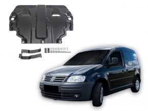 Stahlmotorabdeckung und Getriebeschutz für Volkswagen  Caddy III passt für alle Motoren (w/o heating system) 2006-2015