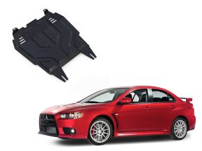 Stahlmotorabdeckung und Getriebeschutz für Mitsubishi Lancer X 1,5; 1,8; 2,0 2007-2016