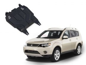 Stahlmotorabdeckung und Getriebeschutz für Mitsubishi Outlander  2,0; 2,4 2007-2012