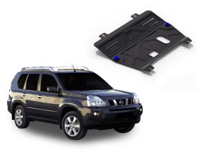 Stahlmotorabdeckung und Getriebeschutz für Nissan  X-Trail T31 2,0; 2,5 2007-2013