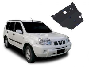 Stahlmotorabdeckung und Getriebeschutz für Nissan X-Trail passt für alle Motoren 2001-2007