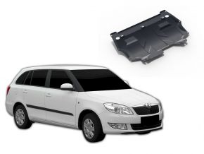 Stahlmotorabdeckung und Getriebeschutz für Skoda Fabia 1,2; 1,4; 1,6 2007-2015