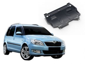 Stahlmotorabdeckung und Getriebeschutz für Skoda Rооmster passt für alle Motoren 2006-2015