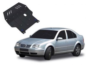 Stahlmotorabdeckung und Getriebeschutz für Volkswagen Bora passt für alle Motoren 1998-2005