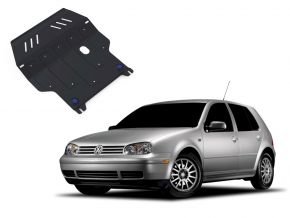 Stahlmotorabdeckung und Getriebeschutz für Volkswagen Golf IV passt für alle Motoren 1998-2005