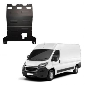 Stahl-Unterfahrschutz für Motor, Getriebe und Kühler für Peugeot Boxer geeignet für alle Motorisierungen 2024-