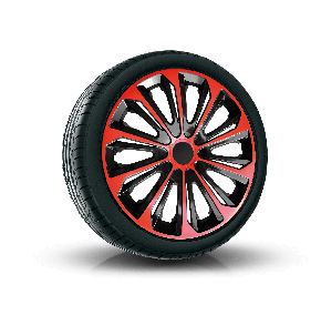 RADKAPPEN FÜR RENAULT 14", STRONG DUOCOLOR ROT-SCHWARZ 4 Stück