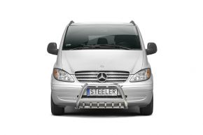 Frontbügel Frontschutzbügel Bullbar Steeler für MERCEDES VITO 2003-2010 Modell G