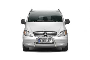 Frontbügel Frontschutzbügel Bullbar Steeler für MERCEDES VITO 2003-2010 Modell A