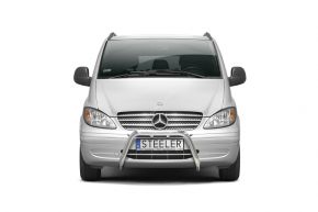 Frontbügel Frontschutzbügel Bullbar Steeler für MERCEDES VITO 2003-2010 Modell U