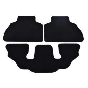 Velours Autofußmatten nach Maß für BMW X7 2019- (7-Sitzer) (5 Stück)