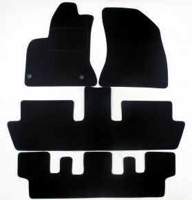 Velours Autofußmatten nach Maß für Citroen C4 Grand Picasso 2006-2013 (7-Sitzer) (4 Stück)