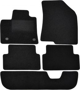 Velours Autofußmatten nach Maß für Dacia Jogger 2022- (7-Sitzer) (5 Stück)