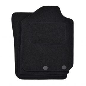 Velours Autofußmatten nach Maß für Dacia Spring 2021- (4 Stück)