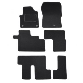 Velours Autofußmatten nach Maß für Hyundai Staria 2021- (9-Sitzer) (6 Stück)