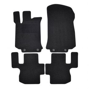 Velours Autofußmatten nach Maß für Mercedes R-Class 2011-2015 (4 Stück)