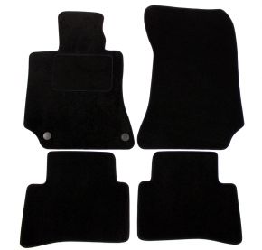 Velours Autofußmatten nach Maß für Mercedes E-Class W212 2009-2016 (4 Stück)
