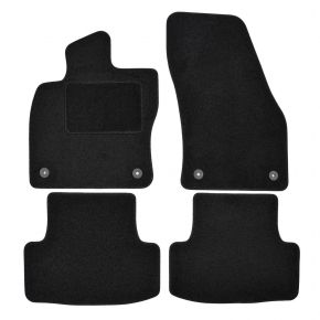 Velours Autofußmatten nach Maß für Skoda Karoq 2017- (4 Stück)