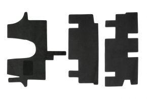 Velours Autofußmatten nach Maß für Volkswagen T6 Multivan 2016- (3 Stück)