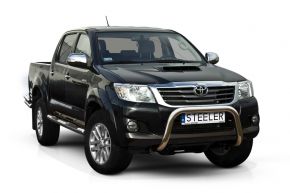 Frontbügel Frontschutzbügel Bullbar Steeler für Toyota Hilux 2005-2011-2015 Modell U