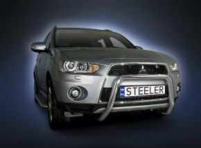 Frontbügel Frontschutzbügel Bullbar Steeler für Mitsubishi Outlander 2010-2012 Modell U