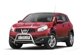 Frontbügel Frontschutzbügel Bullbar Steeler für Nissan Qashqai 2010-2013 Modell A