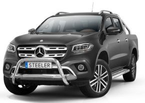 Frontbügel Frontschutzbügel Bullbar Steeler für MERCEDES X-CLASS 2017- Modell A