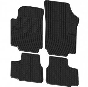 Gummi Mitsubishi Pajero III 2002-2006 Schwarz Fußmatten 3 Stück