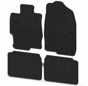 2 Stück Schwarz Gummi Fiat Doblo 2006-2010 Fußmatten